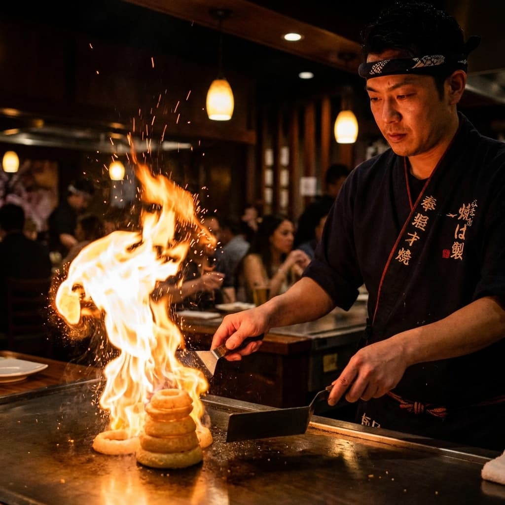 Hibachi Chef Performance